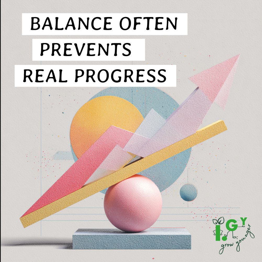 igrowyoung's tweet photo. Balance feels safe, but it often prevents real progress. ⚖️

Because growth doesn’t come from keeping everything equal.

It comes from committing to one direction long enough for something meaningful to emerge. ✨

Read more here 👇️
https://t.co/lspR3PmUMf https://t.co/QGqLA5runp