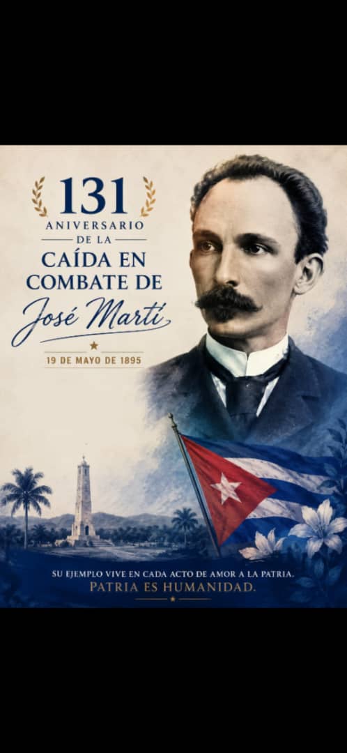rlicea_mojena's tweet photo. Con la realización del II Coloquio Internacional "Universalidad del Pensamiento Martiano" rinden tributo al Apóstol, en el 131 Aniversario de su caída en combate, hoy más que nunca sigue vigente en los cubanos, su pensamiento antiimperialista #IslaDeLaJuventud #SentirPinero https://t.co/MPlrWH4a95