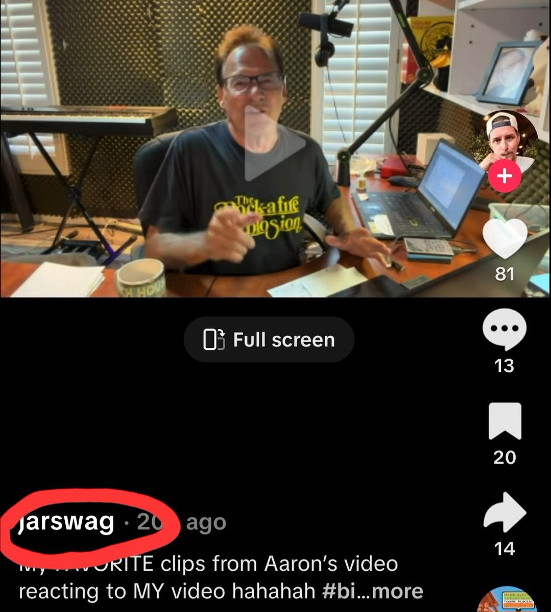 BetaRAE1980's tweet photo. @rockafire Jared the moustache man really needs to do his research. He made a video on TikTok mocking you (i think?). I cleared your name in the comments. (By the fact i said you act different, is that you take words like "gay" in a different way to the new generation) these are the photos https://t.co/IOlTbPa32d
