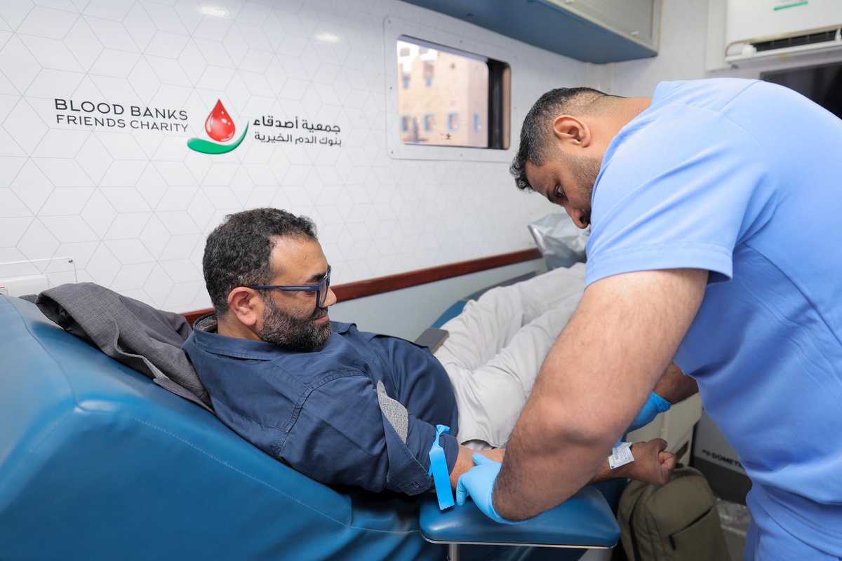 DAMY_MED's tweet photo. برعايـةٍ من @RiyadBank 

أقامت جمعية #دمي بالتعاون مع تجمع الرياض الصحي الثالث، حملة التبرع بالدم لضيوف الرحمن ودعم بنوك الدم بمكة المكرمة خلال موسم #الحج 1447 هـ وذلك في شركة الرياض القابضة https://t.co/H1CDBXcKa0