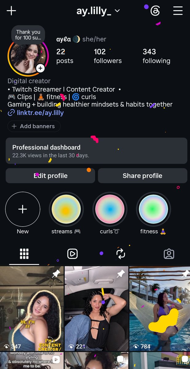 HalomoonVT's tweet photo. Finally broke 100 supporters on Instagram 🎉🎉🎉🎉

THANK YOU https://t.co/3tOyppAbmD
