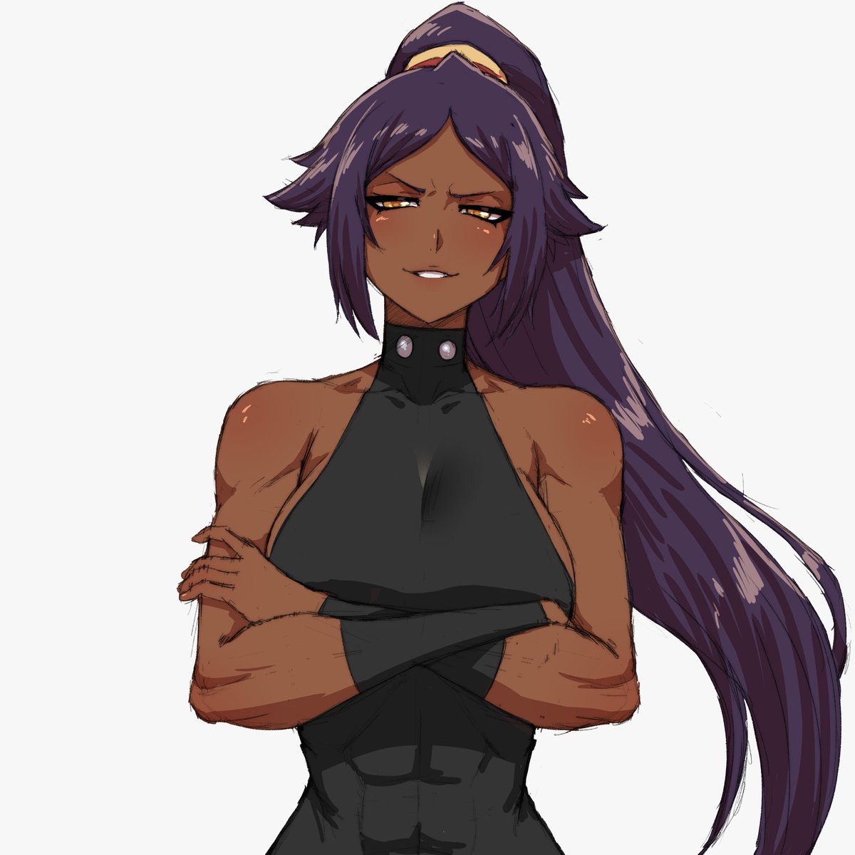 Simmsyfart's tweet photo. Yoruichi https://t.co/zYypLtDW6v