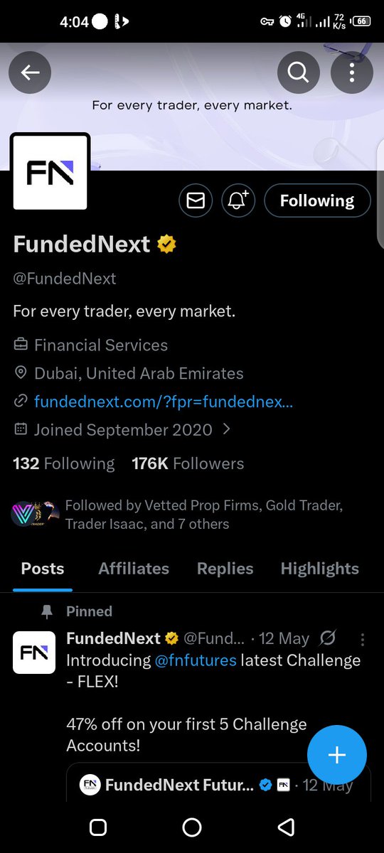 AyodeleSam555's tweet photo. @Tradesyncer @FundedNext DONE https://t.co/1gTQRxRvZM