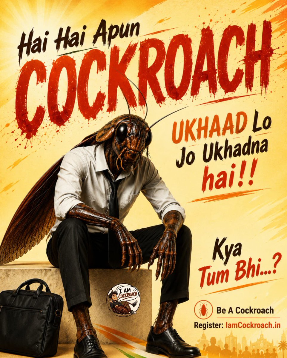I Am Cockroach tweet media
