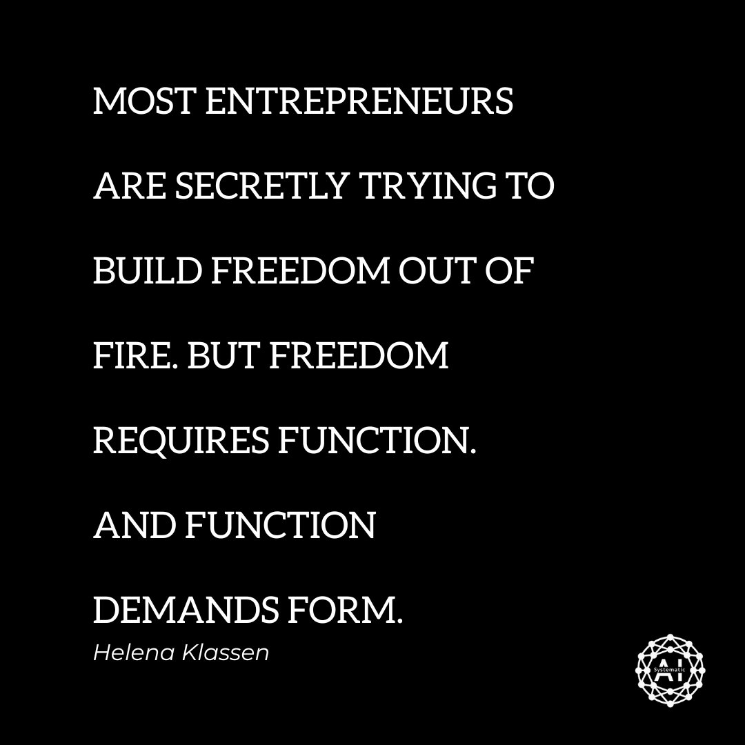 systematic_ai's tweet photo. Chaos Is Killing Your Business Flow

Lack of systems creates chaos. Chaos kills growth.

Build structure, gain clarity, scale faster.

Read more: https://t.co/Opm1gUHnvw

#BusinessSystems #BusinessGrowth #Workflow #Entrepreneurship https://t.co/BQiJRZmEmq