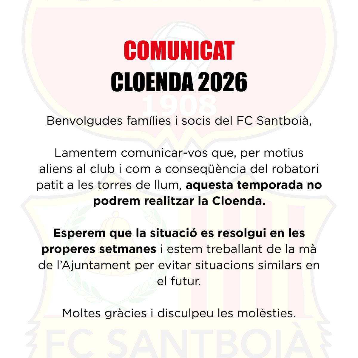 Futbol Club Santboià tweet media