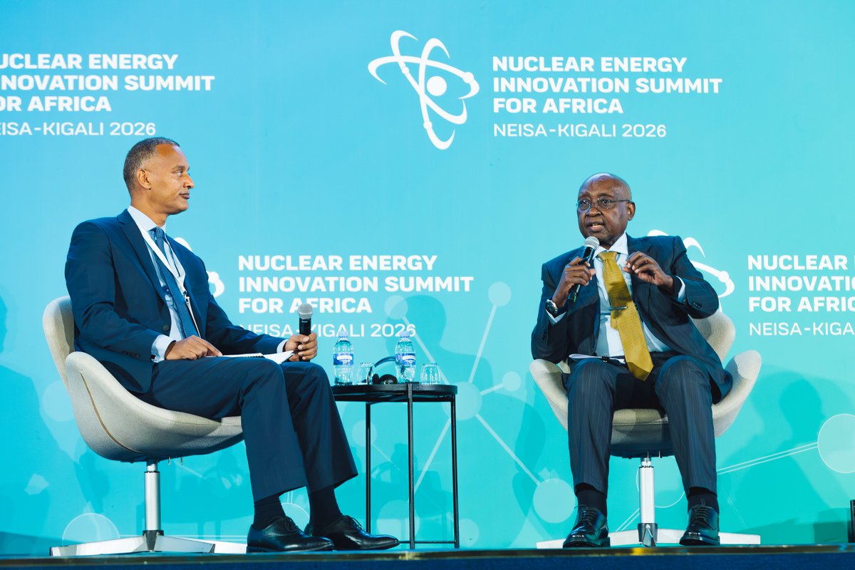 NEISAfrica's tweet photo. Dr. Donald Kaberuka, former President of the African Development Bank and AU Special Envoy on Financing, addressed delegates at #NEISA2026 on the critical role of financing, regional integration, and regulatory credibility in advancing Africa’s nuclear energy future.

Speaking during the plenary on Africa’s Nuclear Energy Investment Case, Dr. Kaberuka emphasized that Africa’s growing industrial ambitions, expanding population, and rising electricity demand require long-term, scalable, and reliable energy solutions capable of supporting sustained economic transformation.

He highlighted the importance of avoiding fragmentation across the continent, strengthening national utilities, building credible regulatory institutions, and developing financing frameworks that can mobilize both African and international capital toward large-scale infrastructure development.

The discussion also explored the balance between social policy and economic sustainability within Africa’s energy systems, particularly the need for financially viable utilities, independent regulation, and investor confidence to support future nuclear energy deployment.

As conversations continue at #NEISA2026, leaders and development partners remain focused on creating practical pathways to finance and deliver Africa’s long-term energy future.

Learn more: https://t.co/OJOkERXWLu

Stay connected: #NEISA2026