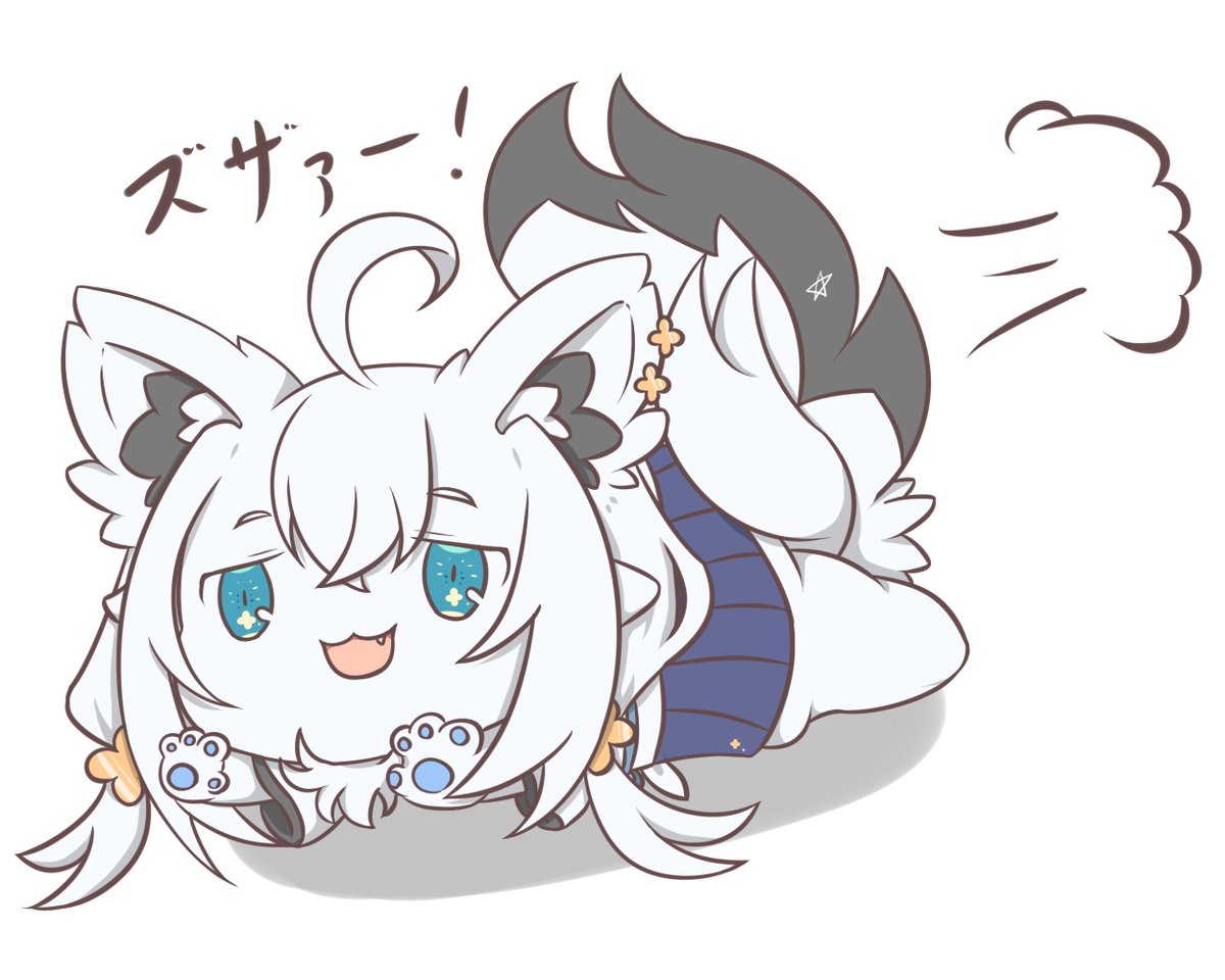 静止画版ズザァー！ #絵フブキ