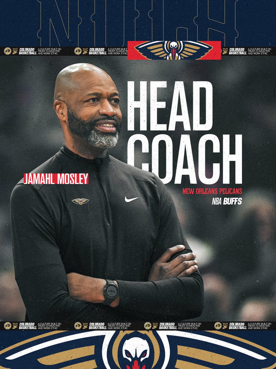 CUBuffsMBB's tweet photo. leading the charge in New Orleans 

congrats, Coach Mosley 🦬 https://t.co/DYSodguWUj