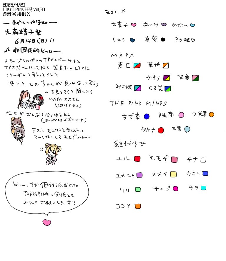 今更ながらTPFのZOCX &全員曲うろ覚えレポです！圧倒的パフォーマンス