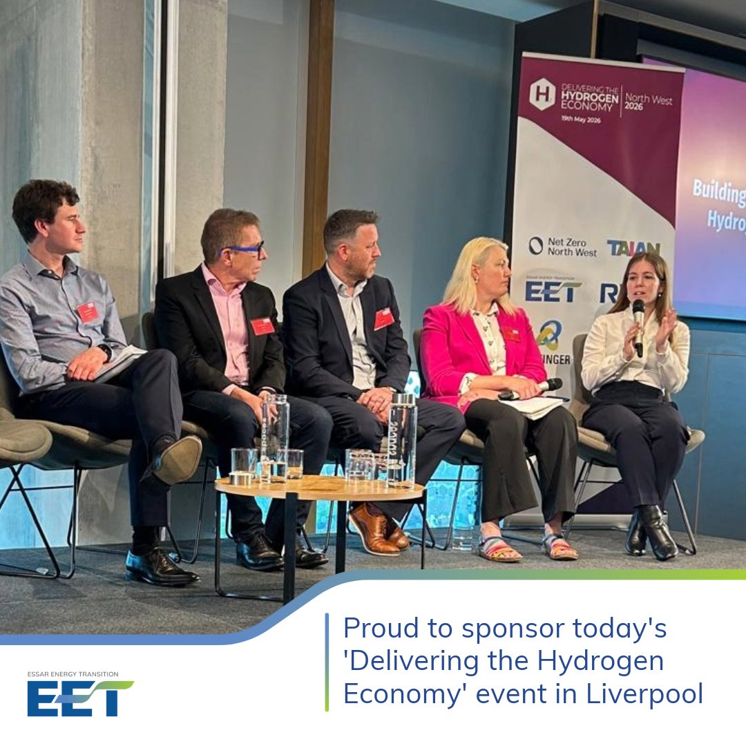 eethub's tweet photo. We were proud to sponsor @HydrogenNw  “Delivering the Hydrogen Economy” event in Liverpool for UK Hydrogen Week. From HyNet progress to youth voices and H2-to-power updates, great to showcase how EET is driving low carbon, flexible power and the North West’s energy transition. https://t.co/eMJ0RNtLsk