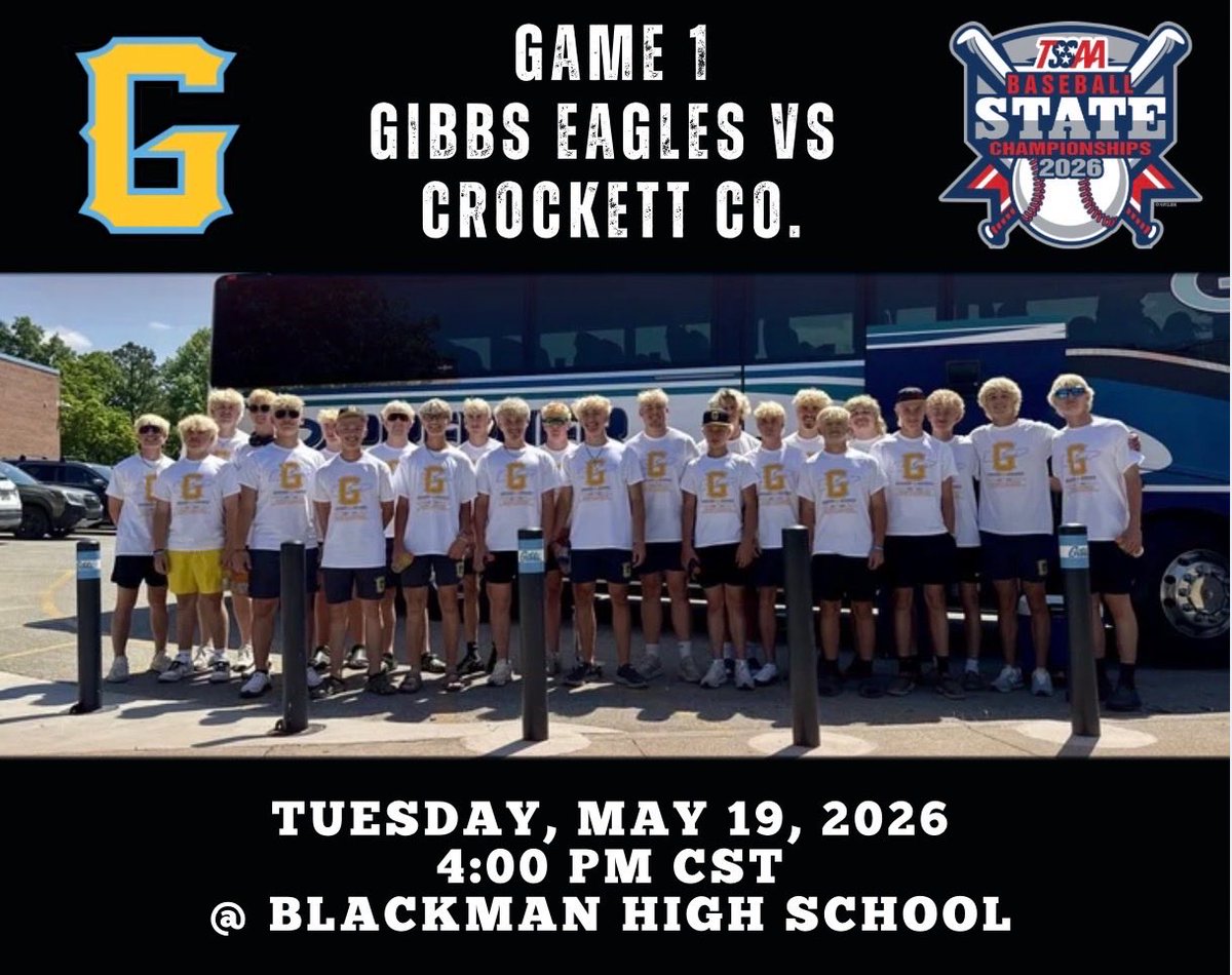 GibbsHSBaseball's tweet photo. IT’S GAAAAAAAMEDAY 🦅🦅🦅 https://t.co/1PPFZM9KYk