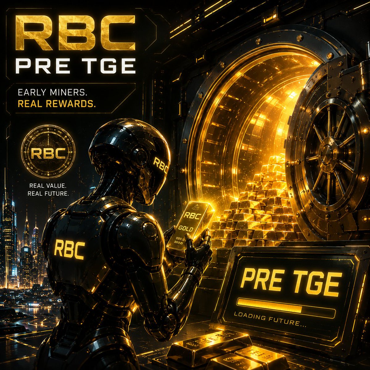 SolomonSij79628's tweet photo. My meme entry💯💪🏾🚀

🚨 RBC PRE-TGE feels different…

While others print hype,
RBC is stacking digital gold 🪙⚡

Early believers know what’s coming.

#RBC #PreTGE #RWA #TokenizedGold
@RBCDigitalGold https://t.co/V1nCsPUvG9