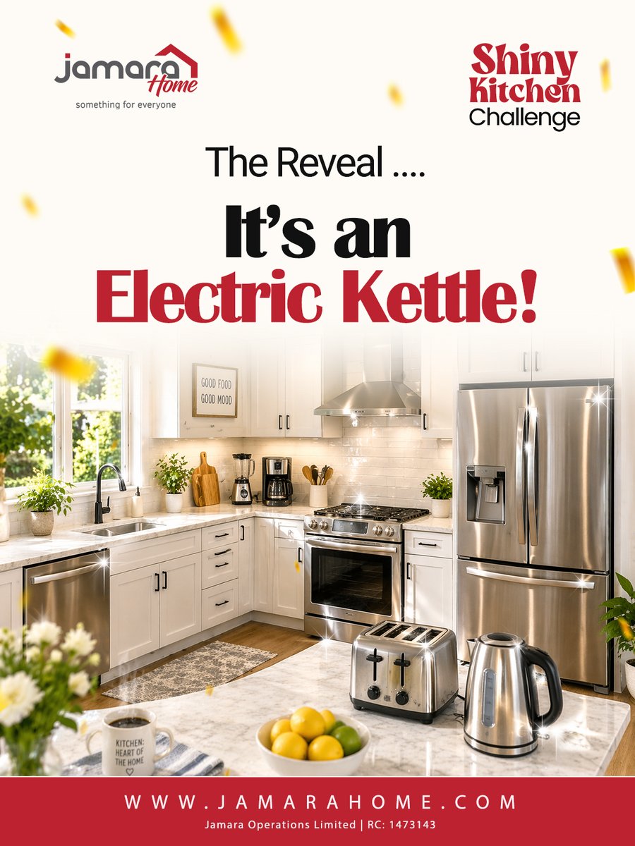 jamarahome's tweet photo. The guesses were HOT 🔥👀

And the correct answer is… an Electric Kettle ☕⚡

Did you get it right? Let us know in the comments!

#JamaraHome #GuessTheAppliance #ElectricKettle #HomeEssentials #GuessingGame https://t.co/NnRowJckwr