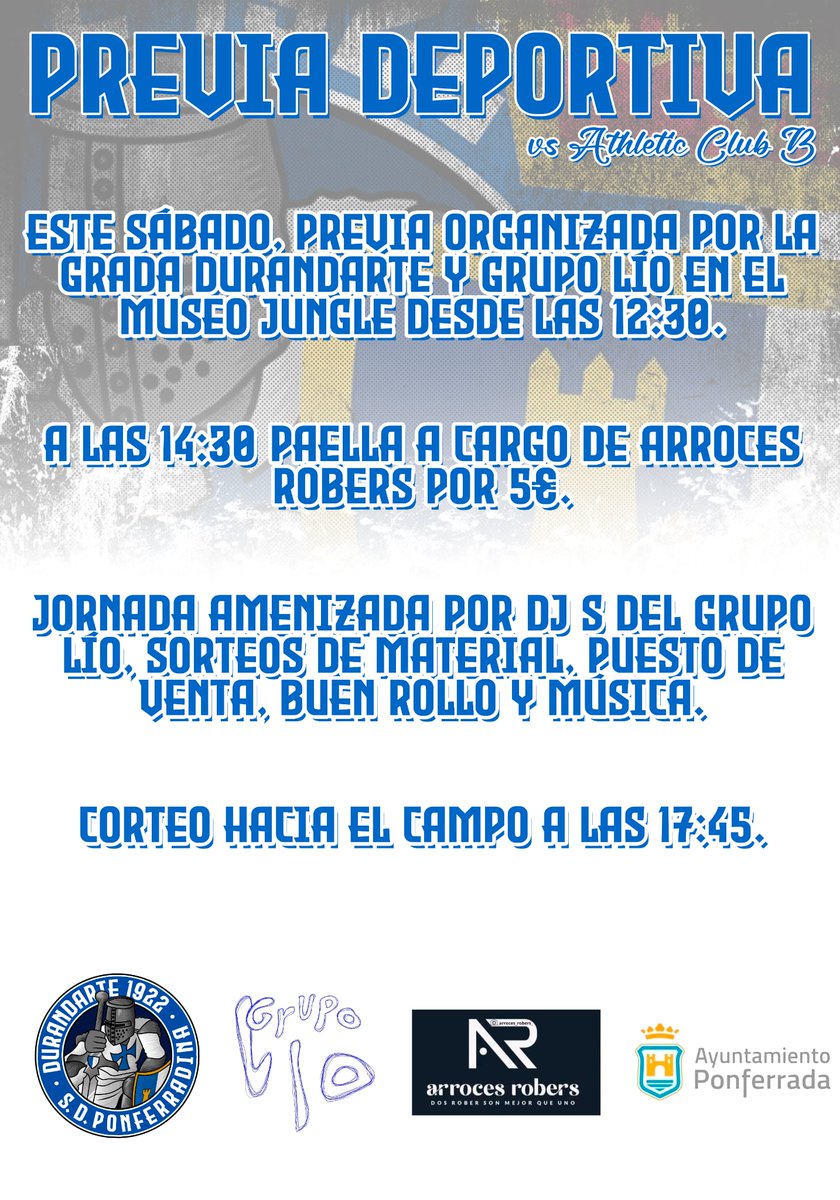 1922Durandarte's tweet photo. ¡Este sábado tenéis una cita  con nosotros en la última previa de la temporada regular!

Nos vemos en el Museo Jungle.

¡A por el playoff! https://t.co/N2k6zGXRao
