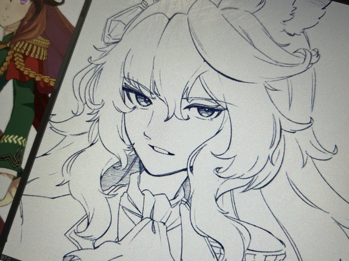 ｵｱｰお顔どお！！？？ とても良く描けたと思うのですがっ