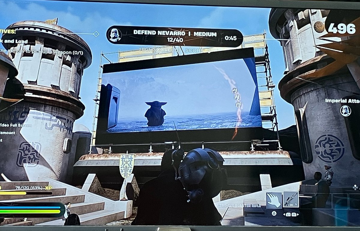 camandfilm's tweet photo. watching the mandalorian and grogu the way the creator intended ❤️ on fortnite with a bunch of bullshit on my screen https://t.co/2JMKlJDAr8