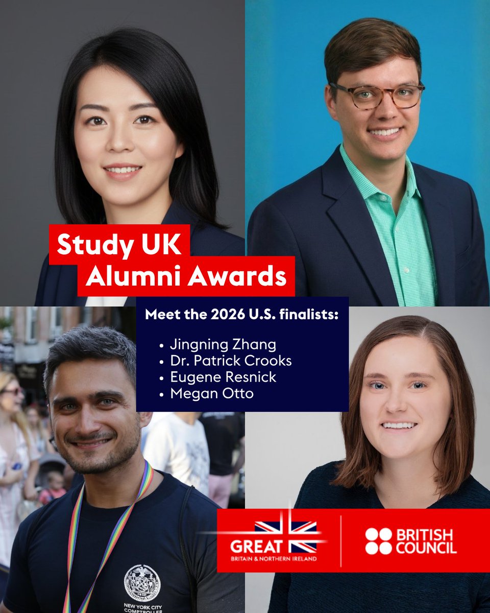 usaBritish's tweet photo. Our #StudyUKAlumniAwards finalists in the USA embody these values and more.

As we approach the winners announcement ceremony on May 22, we invite you to join us in celebrating these outstanding individuals!

#StudyUK #UKAlumni #GreaterTogether #UKUS #LosAngeles" https://t.co/MeKLwo4yF2