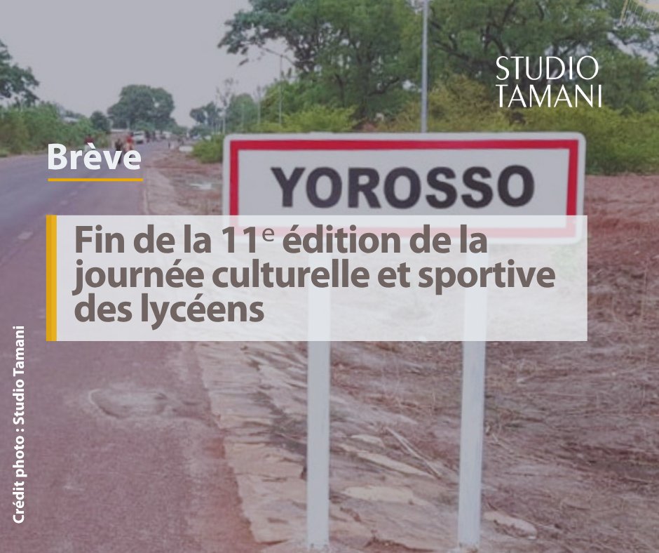StudioTamani's tweet photo. 🎉⚽ #Matchs, conférences, sketchs et ambiance festive !
La 11ᵉ journée culturelle et sportive des lycéens de #Yorosso a réuni des centaines de #jeunes autour d’activités éducatives et culturelles ce week-end.
📖+𝒅'𝒂𝒄𝒕𝒖𝒔 𝒔𝒖𝒓 👉 https://t.co/OPAjtfbLy3 https://t.co/rwNjHZCTP0