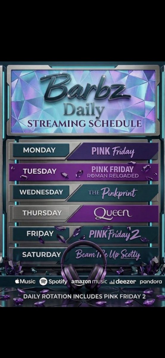 MinajVibesOnly's tweet photo. Good morning to the beautiful barbz &amp; @NICKIMINAJ! ☀️✨

Happy Tuesday barbz! Today we stream &amp; buy #QueenRadioVol1 #BAAB #PinkFridayRomanReloaded 💕🔥

https://t.co/wWQz4Zt2DE https://t.co/JLv65deB2L