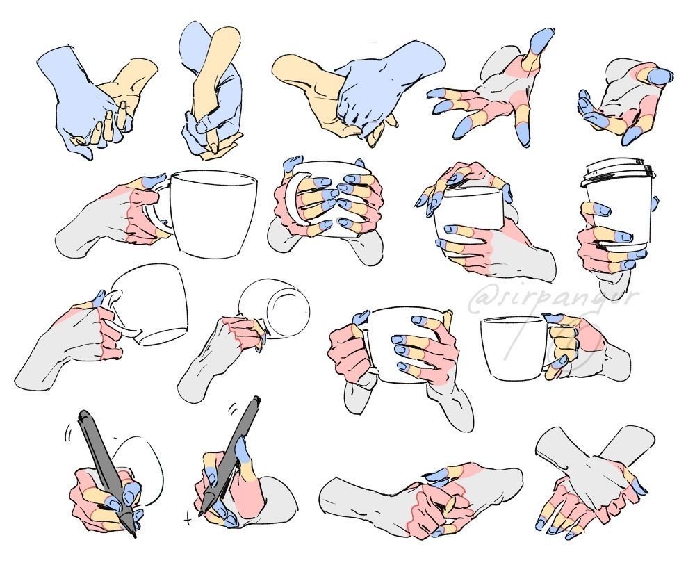 Master complex hand interactions and object grips! ☕ ️🤝