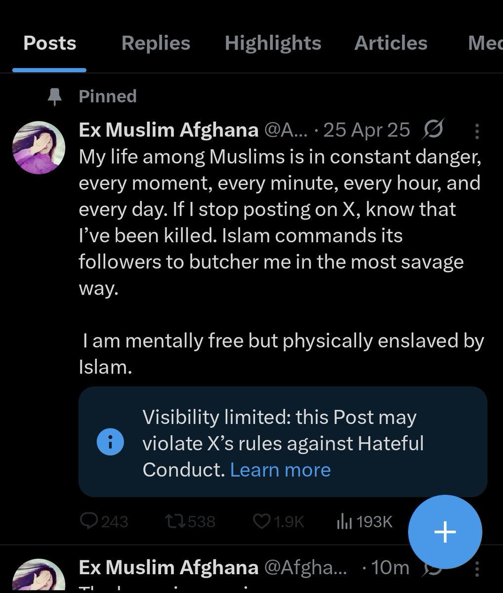 Ex Muslim Afghana tweet media