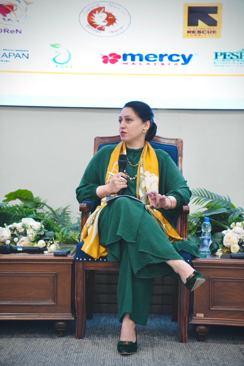 unwomen_pak's tweet photo. “At what point do we stop calling it a capacity gap &amp; start calling it intentional neglect?
At the #GESI in DRR panel, @FahmidaIqbal called for gender inclusion to become non-negotiable in in disaster risk reduction.
@UNDRR @ndmapk  #SendaiFramework #WomenInDRR https://t.co/QHGHslLmgD