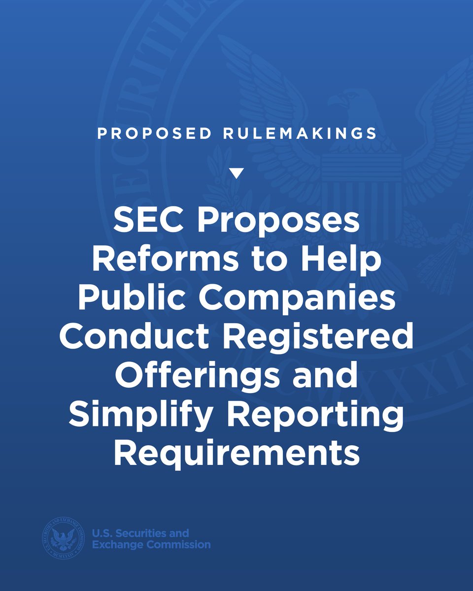 U.S. Securities and Exchange Commission tweet media