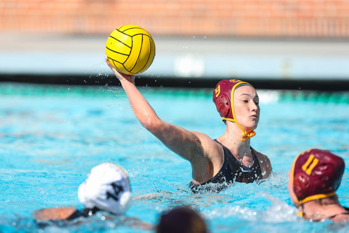 MPSFSports's tweet photo. MPSF Repeats First Team All-America Sweep:

https://t.co/tOVKc1BtFF

@USCWaterPolo 
Emily Ausmus (NPOY)
Alma Yaacobi

@Stanfordh2opolo 
Jenna Flynn
Juliette Dhalluin

@CalWWPolo 
Julia Bonaguidi

@UCLAWaterPolo 
Anna Pearson
Taylor Smith
Lauren Steele

Photo by: @USC_Athletics https://t.co/bZw7WydoVm