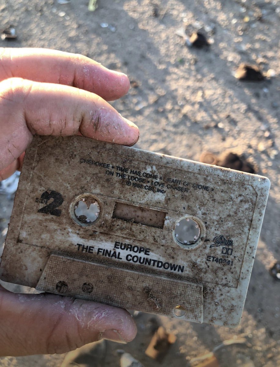 amgrading's tweet photo. @RobProvince Someone found this Europe cassette tape in the desert https://t.co/V01nxFDvEx
