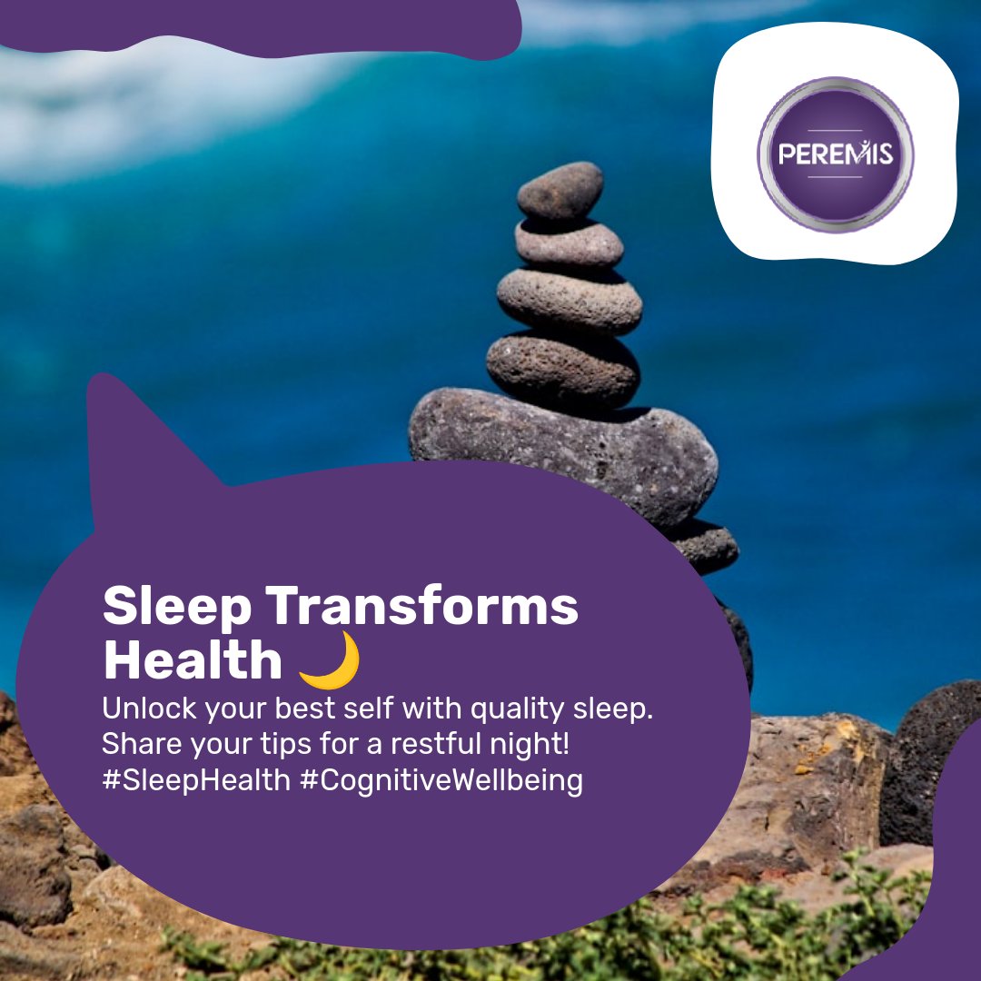 Peremis's tweet photo. Biggest realizations I’ve had on the impact of sleep on overall health: 1. Quality sleep boosts cognitive function 🧠. 2. Poor sleep can lead to chronic health issues. 3. Simple habits like a consistent sleep schedule and a calming bedtime routine can improve sleep. Your health https://t.co/JAeIWOQOx5