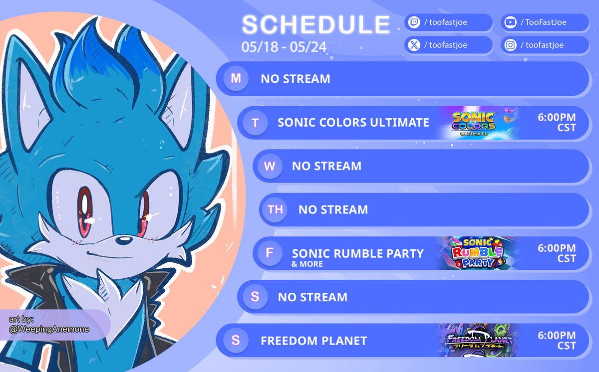 Too Fast Joe | Sonic VTuber tweet media