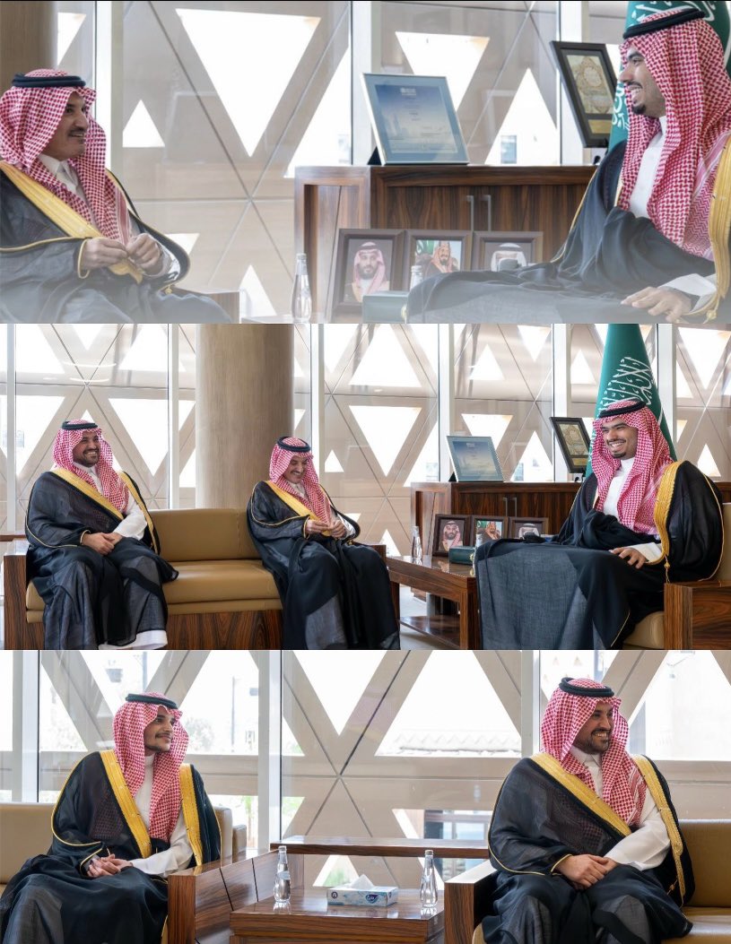 Otaibah_alhila's tweet photo. استقبل صاحب السمو الملكي الأمير : 
راكان بن سلمان بن عبدالعزيز ال سعود 
محافظ الدرعية بمكتبه بديوان المحافظة 
الشيخ : محمد بن سلطان بن حميد 
وابناءه سلطان بن حميد ومشعل بن حميد
@BINHUMAID_OTIBA @SULTAN_OTIBA https://t.co/YCqxU1ielM