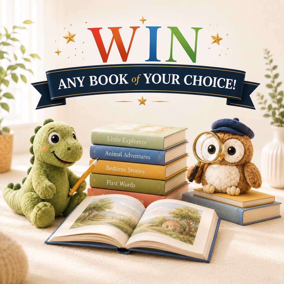 DiscoverBooksUK's tweet photo. 🎉 GIVEAWAY TIME! 🎉

To celebrate our launch (and to say a big thank you for your support 💛), we’re giving ONE lucky winner the chance to win ANY book of your choice from our website! 📚✨

Entering is simple: https://t.co/X0p6BHYMAj