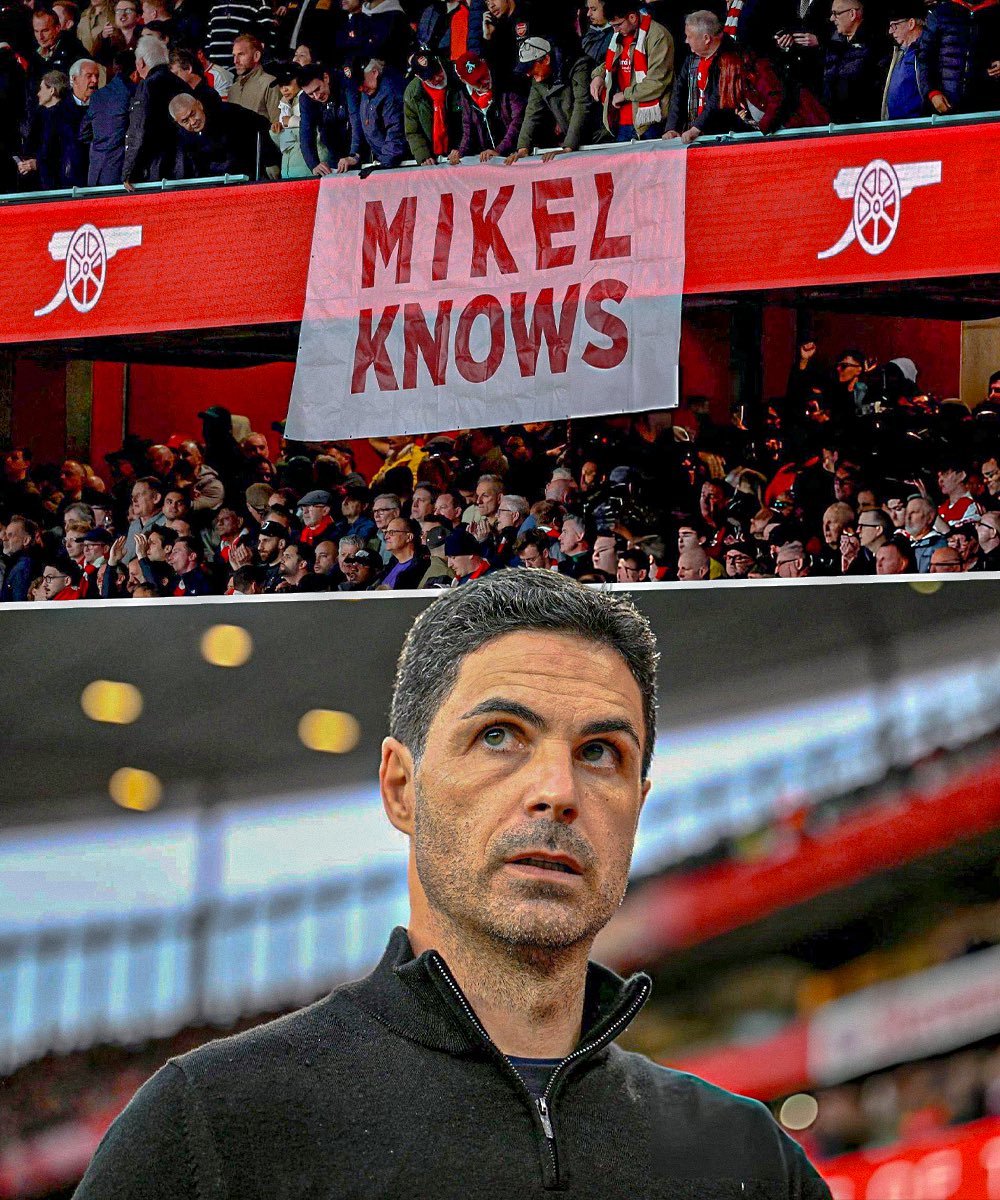 Maffinie2's tweet photo. ✅2019: signed as the Arsenal manager. 

✅ 2020: Lifted his first trophy as an Arsenal manager (FA Cup).

✅2021: Kicked Aubameyang & Özil out of the club and started building. 

✅ 2022: Secured Arsenal's first Europa League Semi Finals. 

✅ 2023: Lifted the FA Community Shield. 

✅ 2024: Secured Arsenal's first Champions league semi finals. 

✅2025: Finished 2 for the third time in a row. 

✅ 2026: Champions league finals & Premier League trophy. 

"TRUST THE PROCESS "