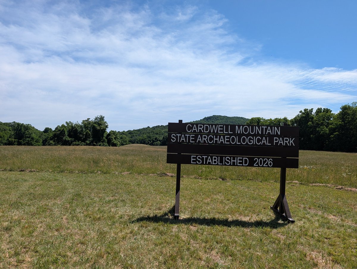TennGreenLC's tweet photo. Cardwell Mountain is now Tennessee’s third State Archaeological Park and the first to be designated in the last 50 years! Read about this significant and history-rich landscape and TennGreen's work to protect it: https://t.co/17HwhdH5fx https://t.co/iPBpOlEEpy