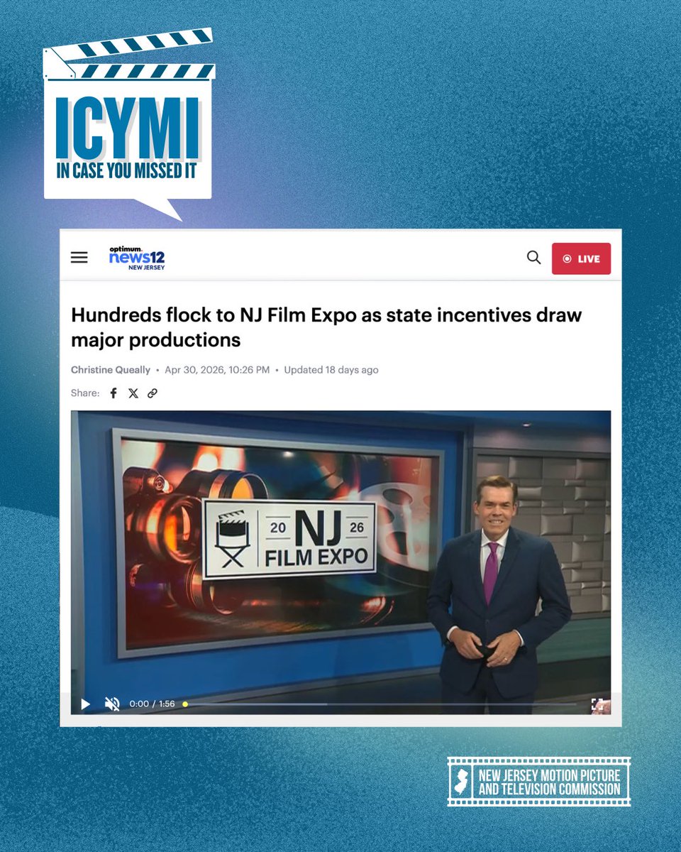 NJ Motion Picture & TV Commission tweet media