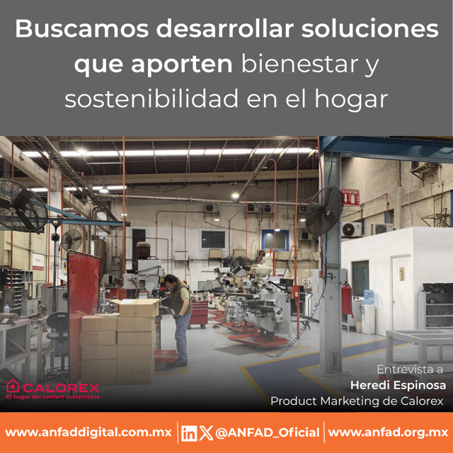 ANFAD_Oficial's tweet photo. 🔍📲 En entrevista con Heredi Espinosa de @CalorexMx nos compartió que en la innovación de aparatos domésticos es importante desarrollar soluciones que aporten bienestar y sostenibilidad en el hogar, todo esto por Revista ANFAD Digital. 
🎙️🔗 https://t.co/e3vBa9LyKp

@CalorexMx https://t.co/i90bJCssgu