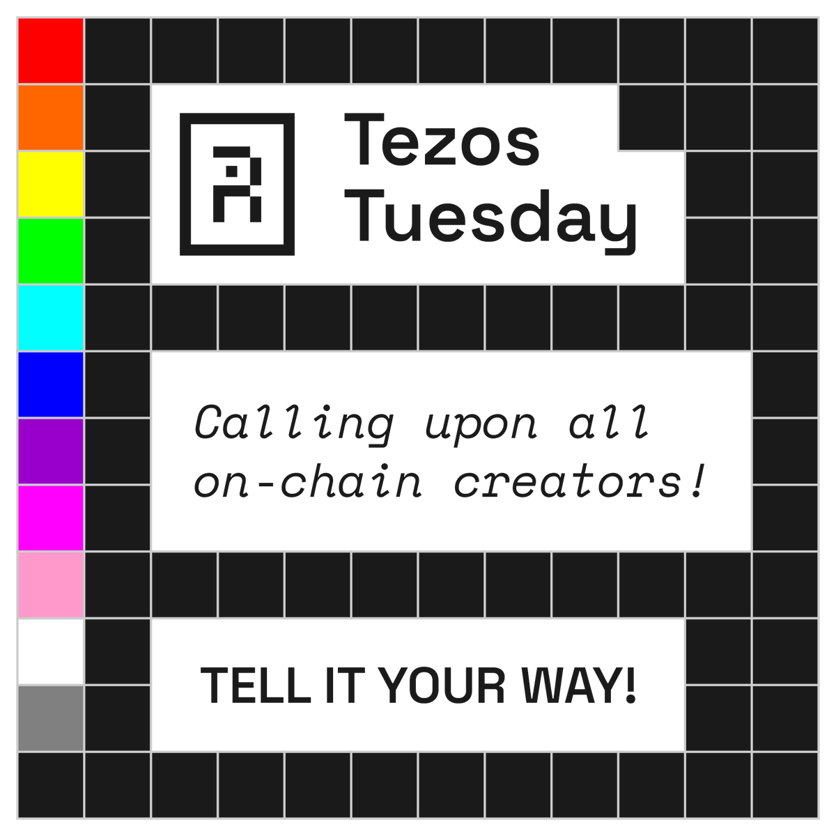 ReFRAMEhub's tweet photo. Happy #TezosTuesday!

Drop your Tezos art 👇
Include link + price 

Requirements:
✨Follow our account
🔁 Share this post https://t.co/5DAov1STPJ