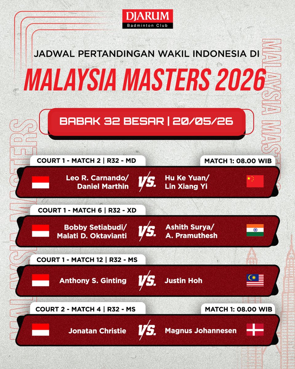 PB Djarum tweet media