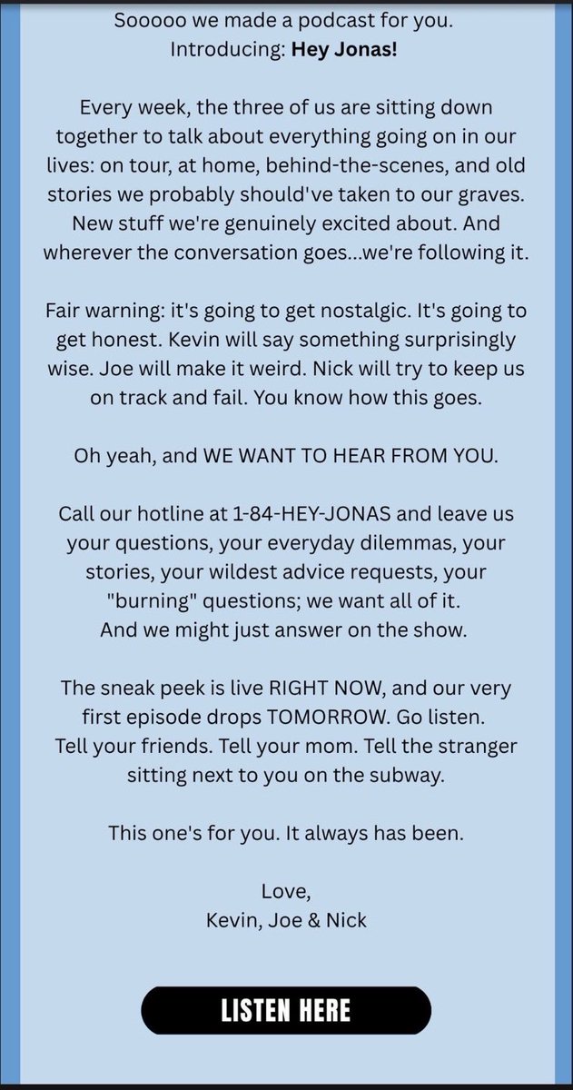 The Jonas Hub tweet media