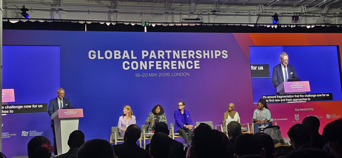 saniayoub's tweet photo. At the Global Partnerships Conference in #London discussing how to reshape international cooperation through equitable partnerships, climate resilience, local leadership &amp; innovation. The future of development must be locally driven, youth-led and grounded in justice.  #GPC2026 https://t.co/N9LG9HQVng