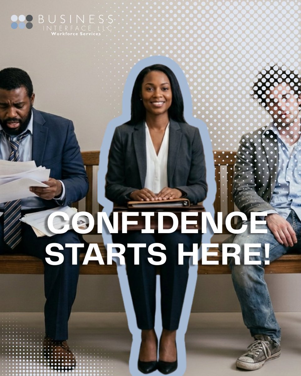 BIWorkForce's tweet photo. Interview confidence starts with preparation.

At Business Interface, the next step in your career starts here. #interviewready #businessinterface https://t.co/Q0zkpZOuAx