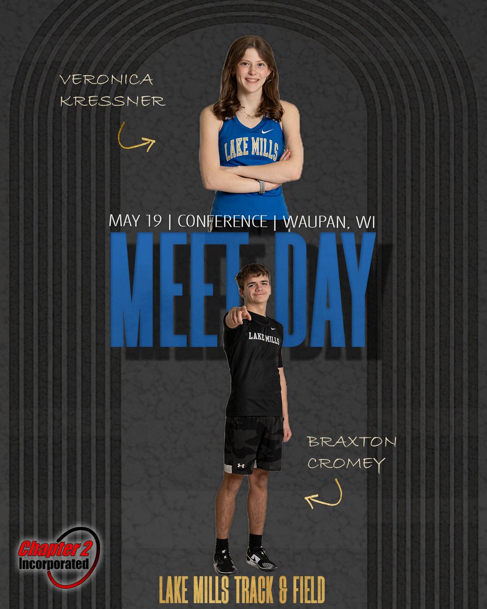LcatsAthletics's tweet photo. Good luck to Lake Mills Track & Field as they head to Waupun today for the Capitol Conference Meet! #LCatPride https://t.co/ncnV31WJGz