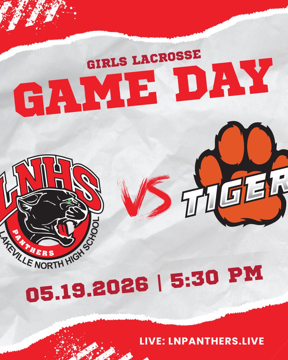 LnPanthers_live's tweet photo. Starting at 5:30 PM 🥍 @LNglax vs @FarmingtonGLAX. Watch it live: https://t.co/SkP7Akzz0p

#LakevilleNorth #MNHighSchool #GirlsLacrosse https://t.co/00UnEAoGg6