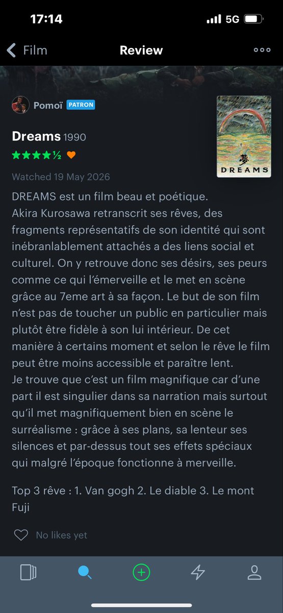 pomoinho's tweet photo. DREAMS + review https://t.co/19ueHrnUPl