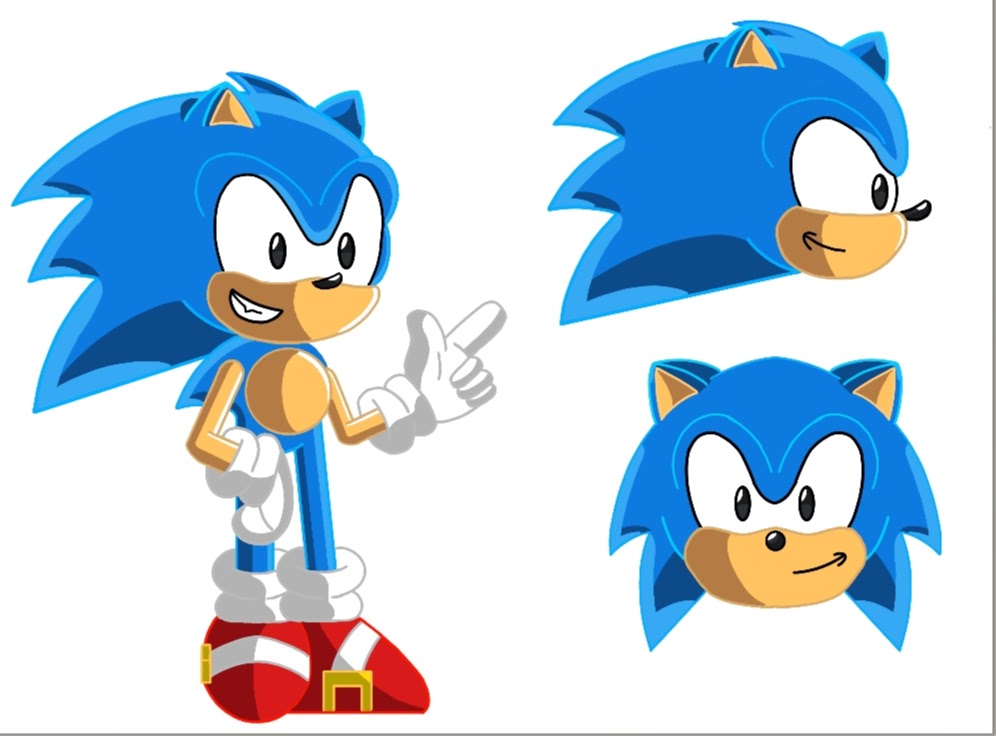 GalloSharif's tweet photo. Después de meses de inactividad aquí les dejo el resultado final de classic Sonic v3 https://t.co/8R3fT7C114