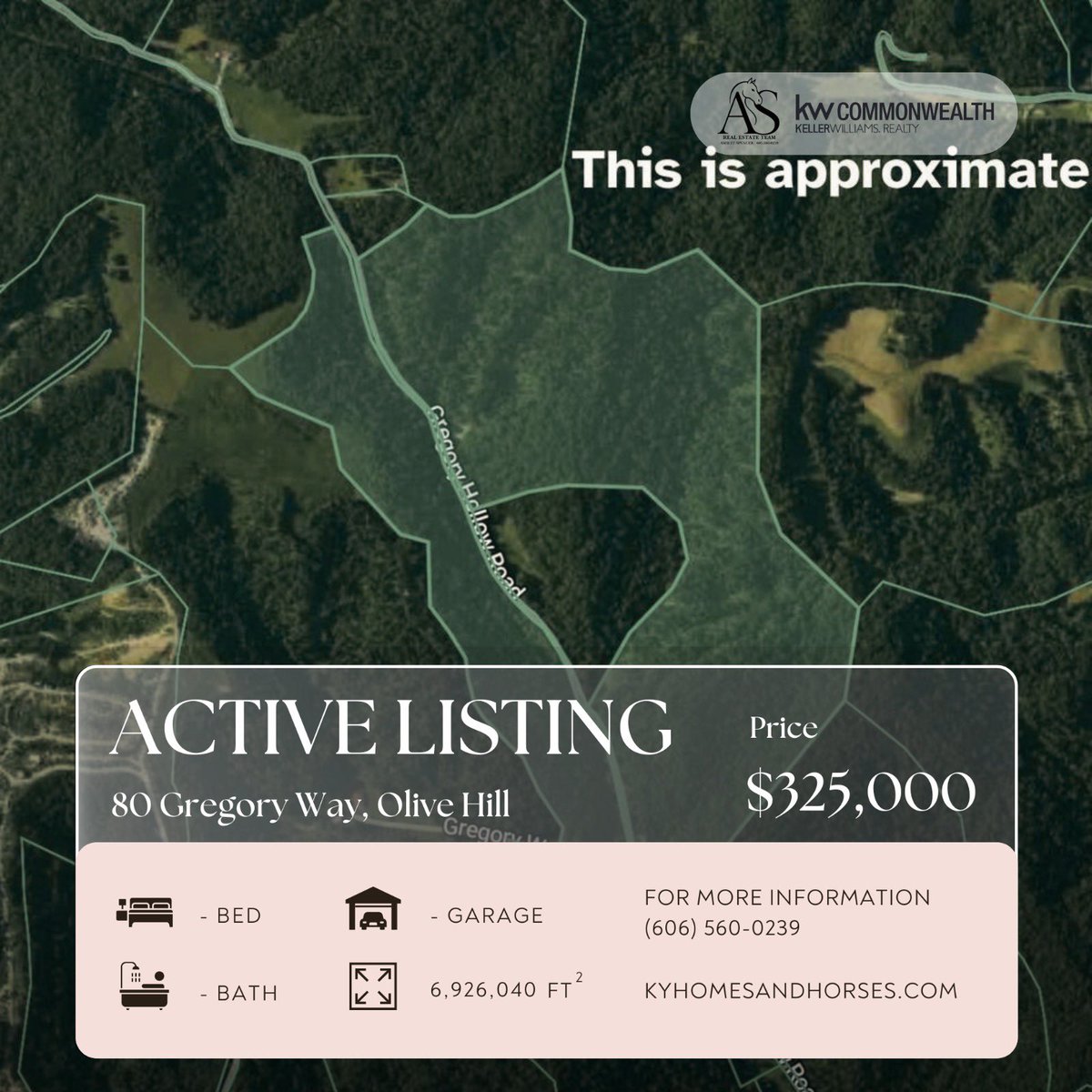 AshleySpRealtor's tweet photo. 159 acres of opportunity in Olive Hill 🌿🏞️

Build your dream retreat, start a farm, create a hunting getaway, or invest in land with endless potential. Open fields, rolling hills, mature woods &amp; stunning views on a rare 159-acre tract.

📲 (606) 560-0239 https://t.co/gi6NG8bLJH