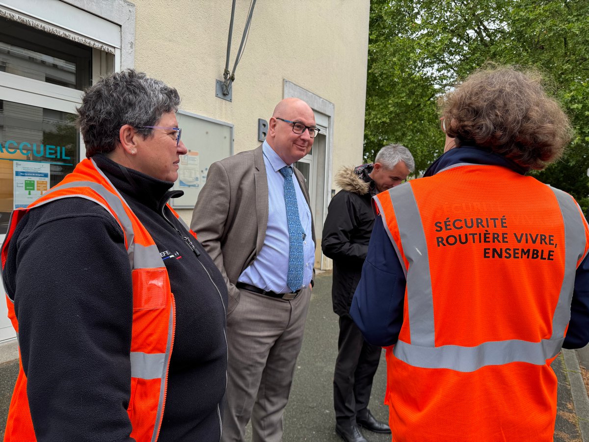 Image de Préfet de Maine-et-Loire - 🚲🛴À l’occasion des Journées de la #SécuritéRoutière au travail, une action de prévention sur les m