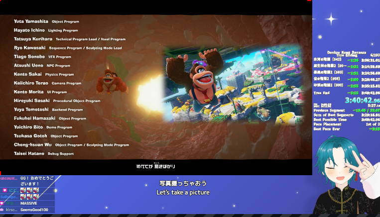 HaiTexas's tweet photo. Donkey Kong Bananza RTA True Ending 3:43:58→3:40:42
世界記録2分更新うおおおおおおおおおおおおおおお！！！！！！！ https://t.co/TOlR8STgh3